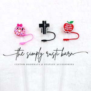 Stanley Straw Topper, Stanley Accessories, Straw Cap, Straw Cover, Tumbler Accessory, Tumbler Straw Topper, Tumbler Charms