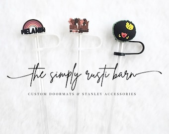 Melanin, Melanin Squad, Black Queen W| Gold Crown Straw Topper