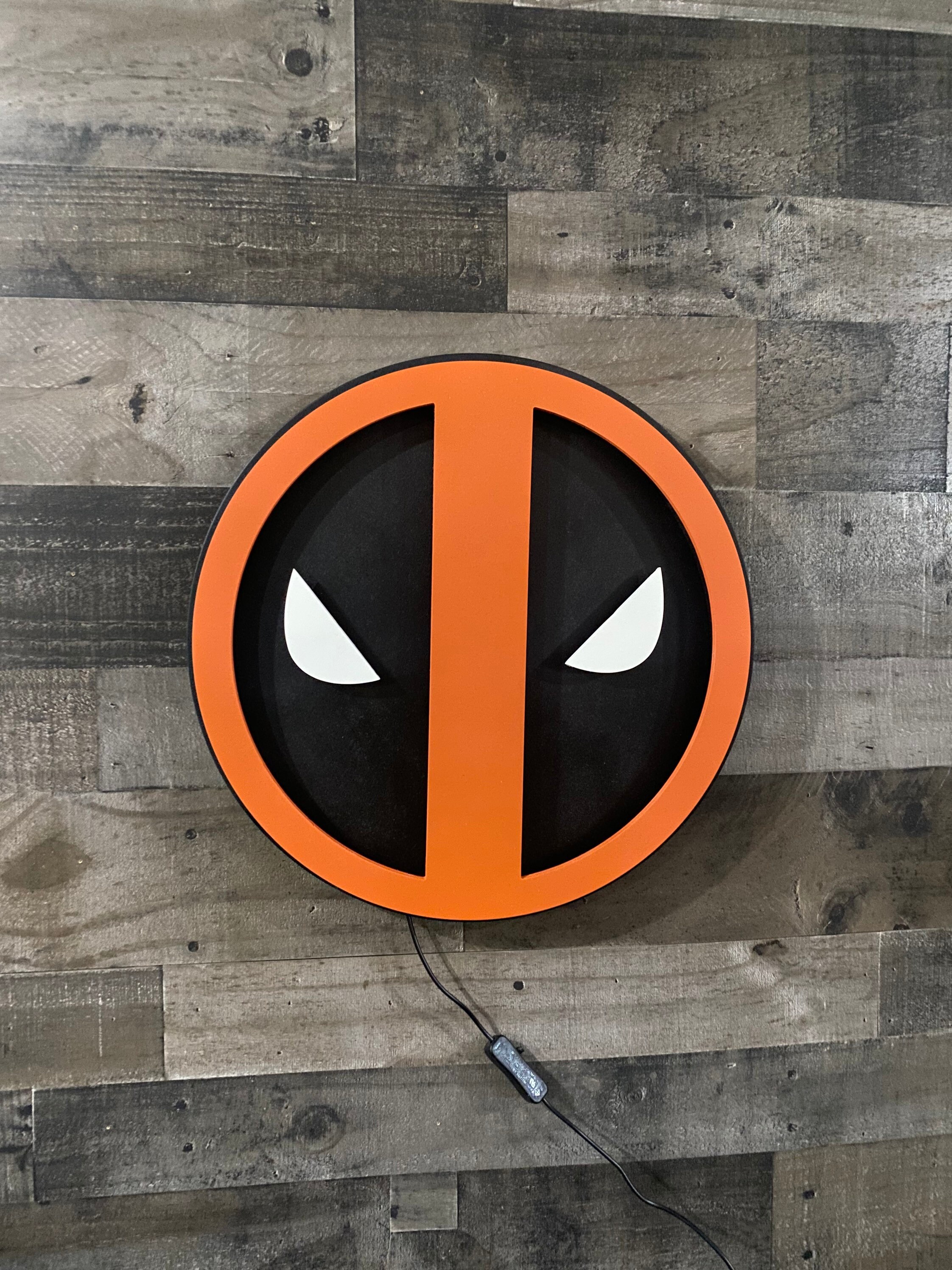 Deadpool Led 18” Backlit LED Deadpool 3D Sign - Etsy