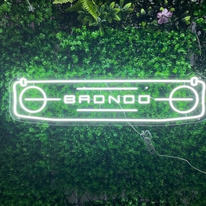 3’ Custom Bronco Headlight Neon LED Sign