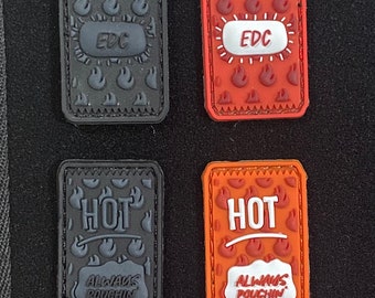 Hot Sauce packets ranger eye velcro morale patches