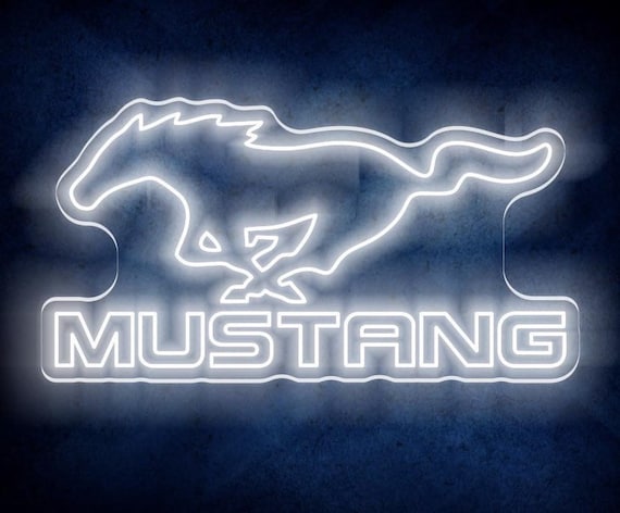 36 Custom Mustang Neon LED Sign Etsy UK