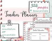Teacher Planner Printable, Teacher Planner Digital, Lesson Planner, Teaching Planner, Lesson Plan Template,Lesson Plan Book,Academic Planner