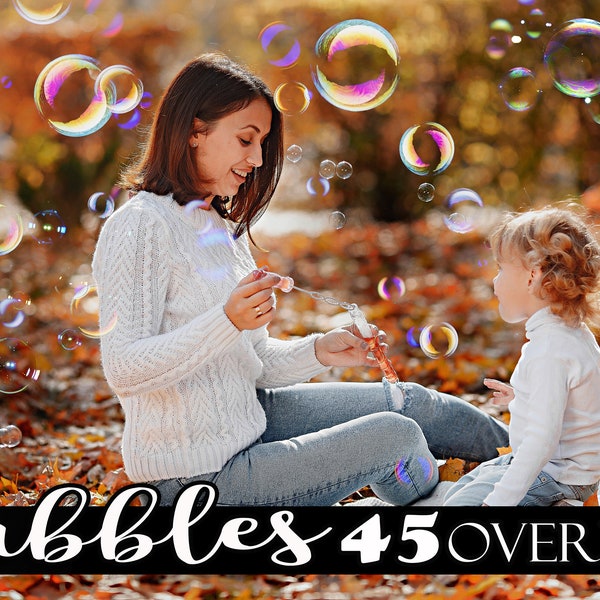 Soap Bubble Overlays for Photoshop, Realistic Bubble Photoshop Overlay, Digital Bubble Overlay, Bubble overlays.