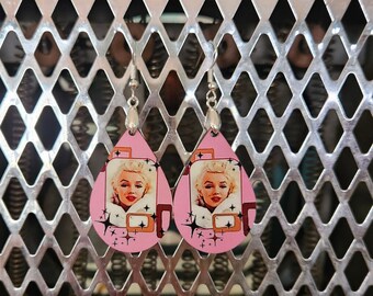 Pendientes MCM Marylin Monroe