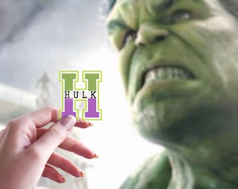 HULK  / Avengers Campus / Transparent Laptop Sticker/ Mickey Disney /  bullet journal planner /  hydroflask decal water bottle