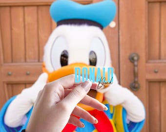 Donald  Transparent Disney Laptop Stickers/ Donald Duck planner decal water bottle cellphone