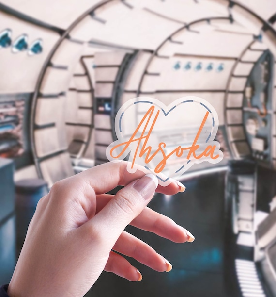Ahsoka tano , Disney Stickers, Laptop Stickers, Vinyl Stickers, Disney Laptop Sticker, Vinyl Decal, Jedi, Rebel, Galaxy's edge sticker