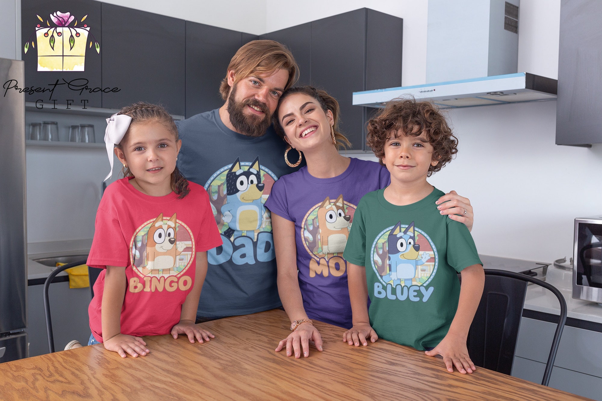 Discover BlueyDad Family Birthday Shirt, BlueyDad Matching Shirts