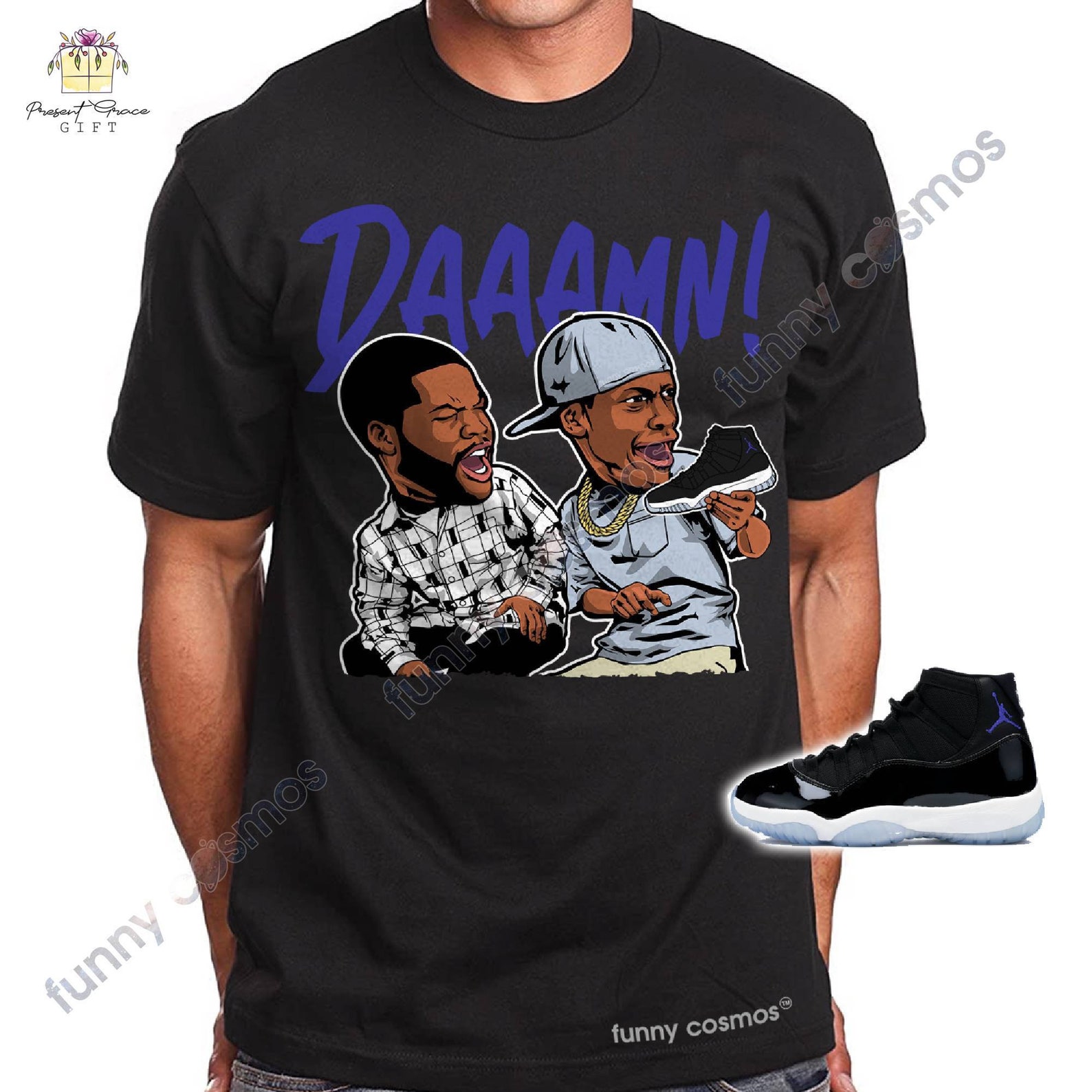 jordan 11 space jam shirt
