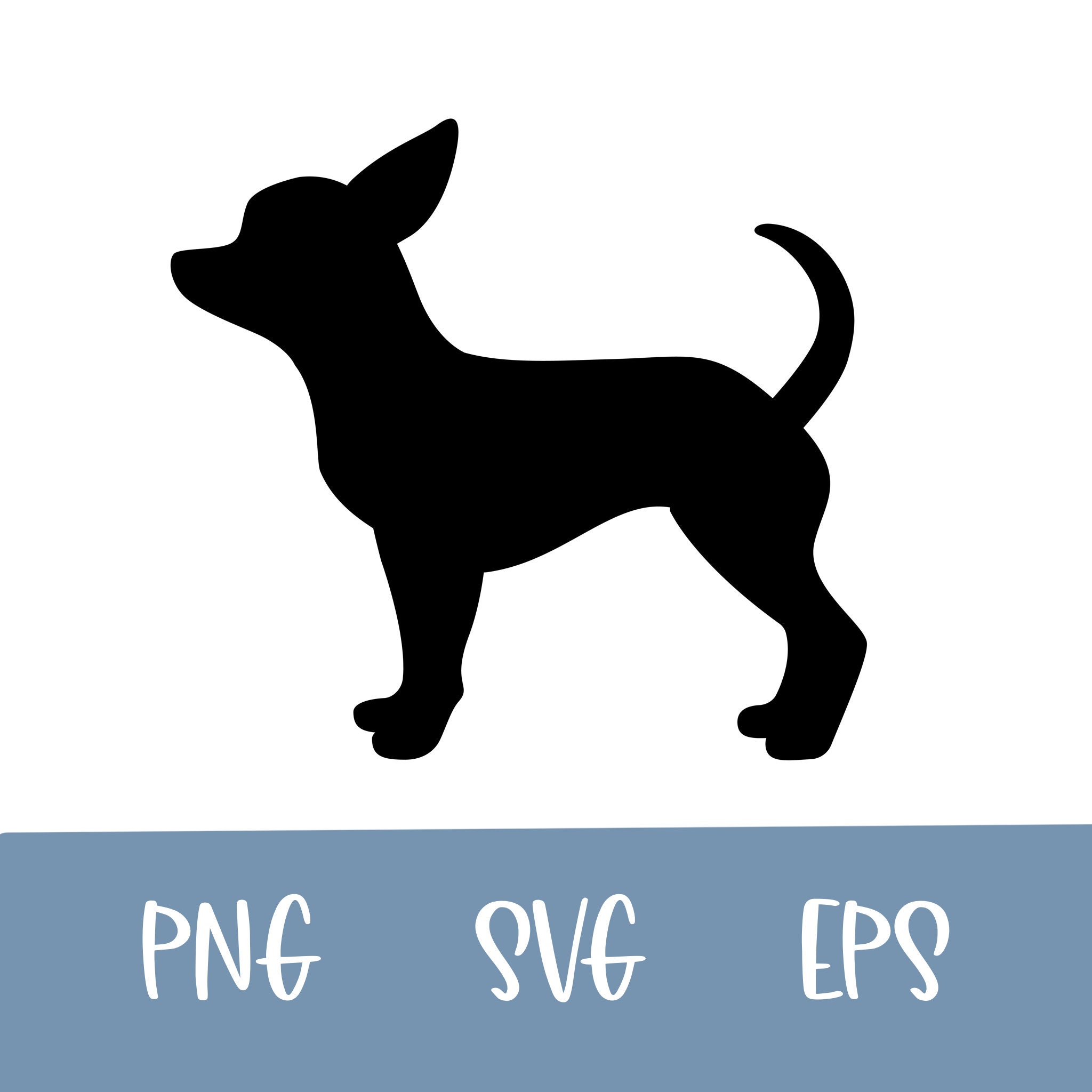 Chihuahua Chihuahua SVG Bundle Dog Clipart Cut Files for - Etsy Sweden