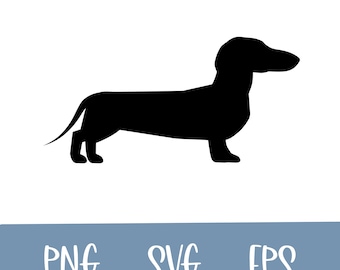 Dachshund, Dachshund SVG Bundle, chien Clipart, Cut Files For Silhouette, Files for Cricut, Svg, Png, Dachshund Vector Design, wiener dog