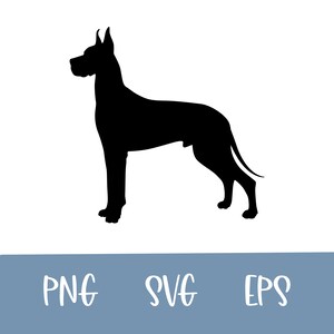 Great Dane, Great Dane SVG Bundle, dog Clipart, Cut Files For Silhouette, Files for Cricut, Svg, Png, Great Dane Vector Design