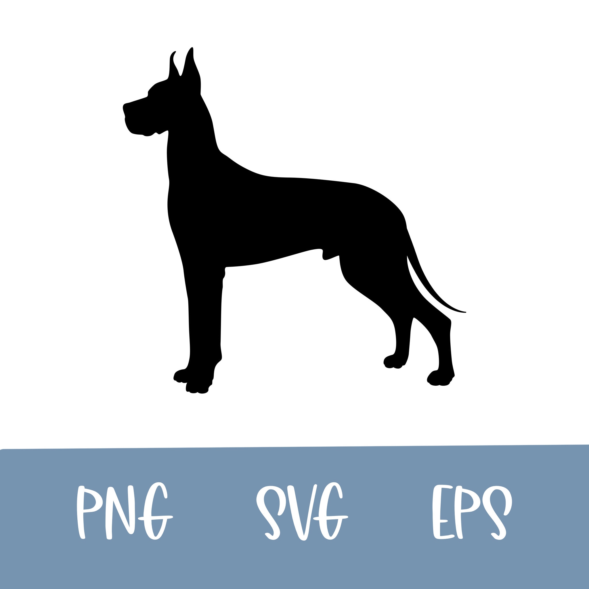 Great Dane Great Dane SVG Bundle Dog Clipart Cut Files for - Etsy
