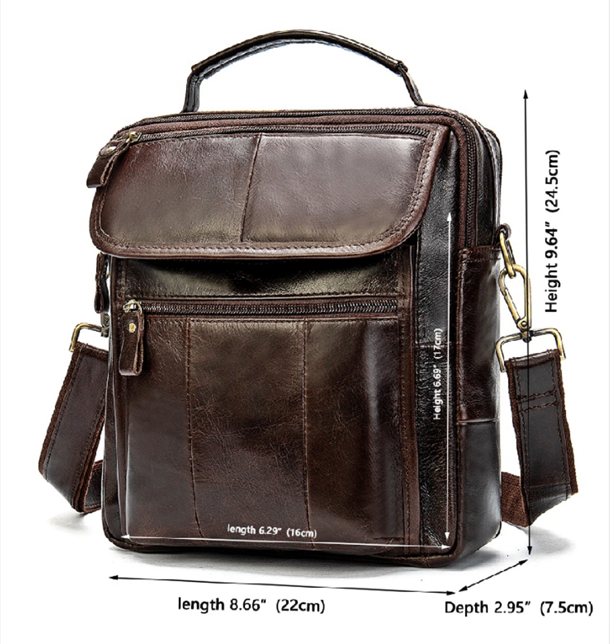 Men's Bag Leather Crossbody Bags for Men Messenger Bag Men - Etsy Canada