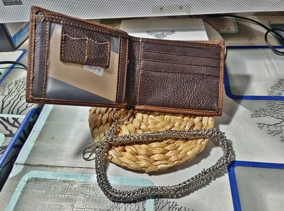 Trunk Chain Wallet - Luxury Exotic Leather Wallets - Wallets and