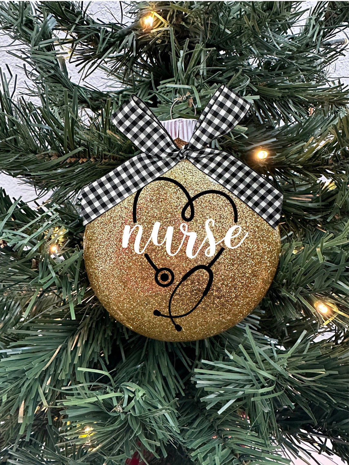 Christmas Tree Rnp Nurse Stethoscope RN Registered Nurse Medical Care Clinic Nursing ...