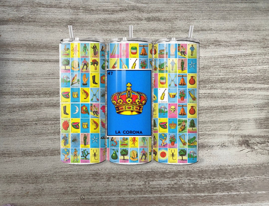 La Corona the Crown Loteria Mexico Mexican Game Cards Etsy