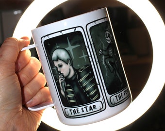 12oz Emo band Tumbler, Camper Mug, Music, MCR, Emo Era, Gothic, My Chemical Romance, Black Parade