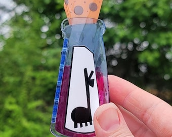 Llama Vile Hair Claw Clip, Llama Poison