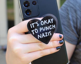 Hartvormige Magsafe Kindle-handgreep, telefoonhandgreep, geen probleem om te slaan, antiracistisch, FDT, feministische telefoongreep, accessoires voor Kindle