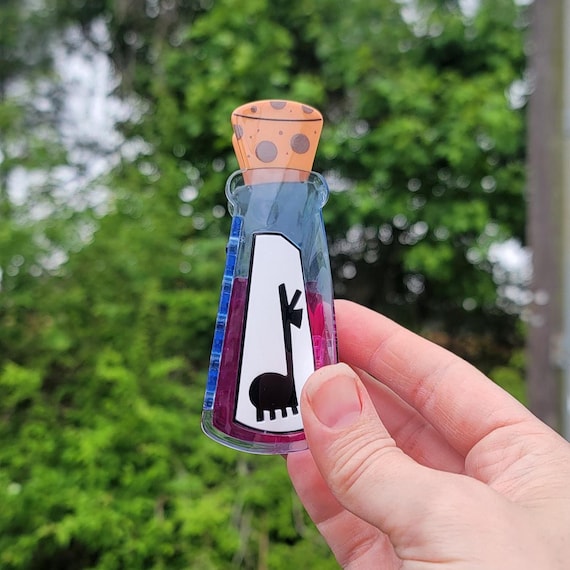 Llama Vile Hair Claw Clip, Llama Poison