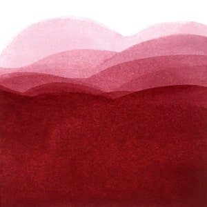 Rose Madder Watercolour Half Pan. Deep earthy red watercolor paint. image 2