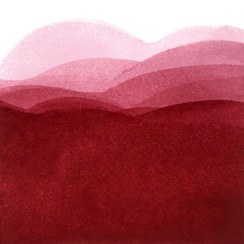 Rose Madder Watercolour Half Pan. Deep earthy red watercolor paint. image 2
