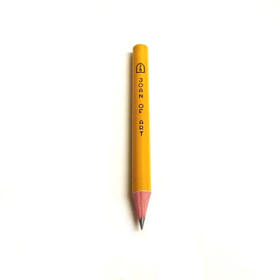 2B Mini Yellow Pencil. Art Supply Essential for Drawing, Sketching