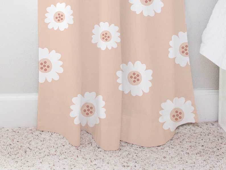 Nursery Curtains Girl Nursery Curtain Sheer Blackout Nursery Etsy