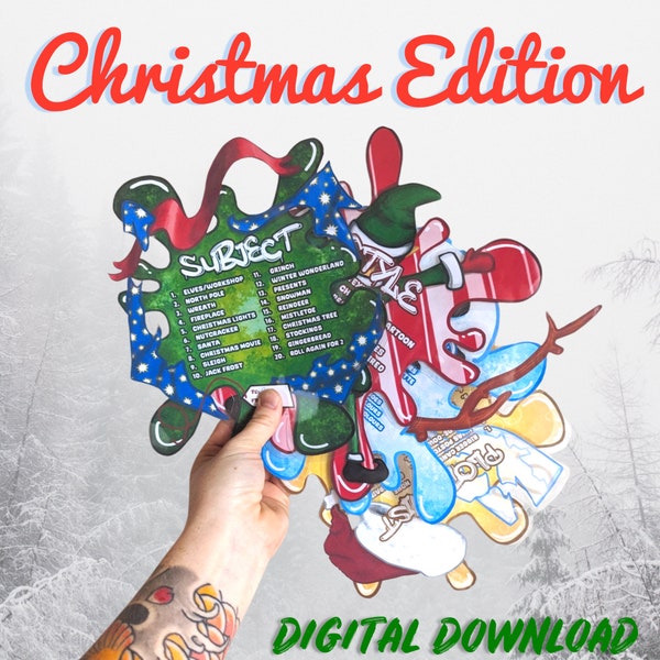 Creations by Chance 'Splats' Christmas Edition - Digital Download