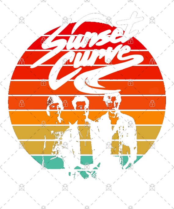 Sunset Curve Band PNG For Print, Digital download, Sublimation PNG