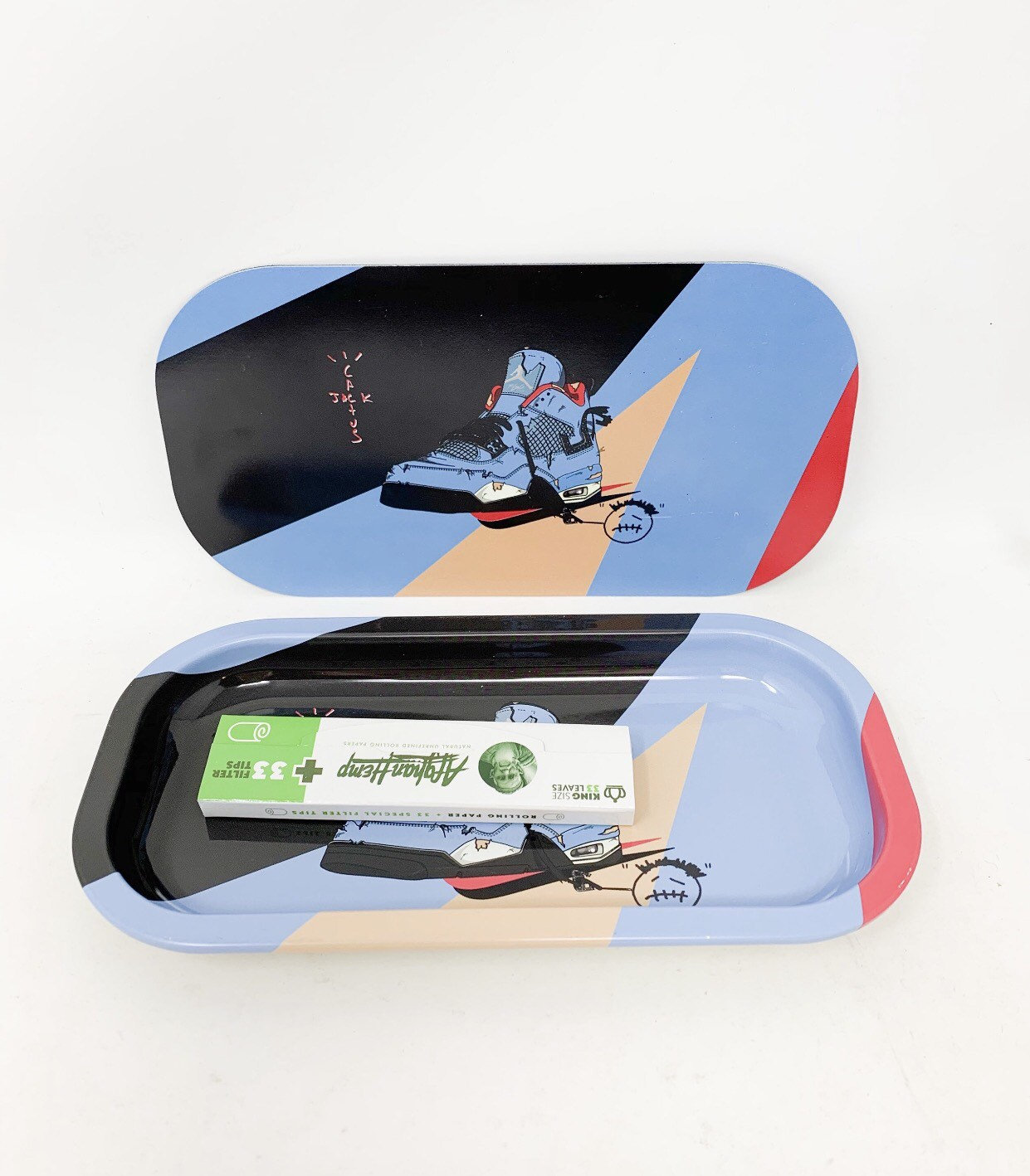 Rolling Tray/ Ashtray With Lid Etsy UK