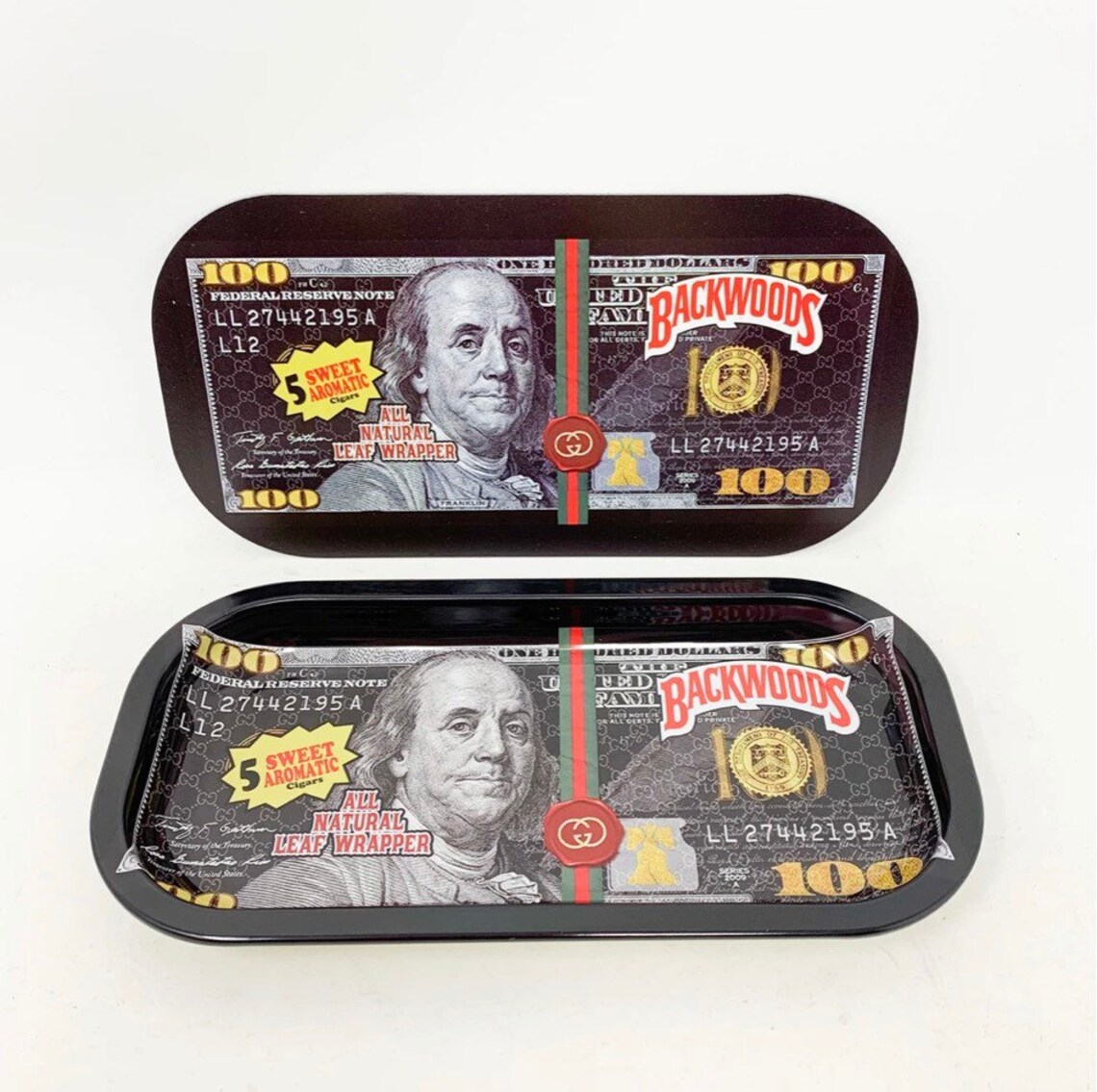 Rolling tray with a Lid 8X4 Etsy