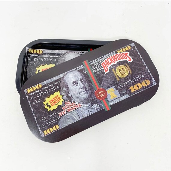 Rolling tray with a Lid 8X4 Etsy