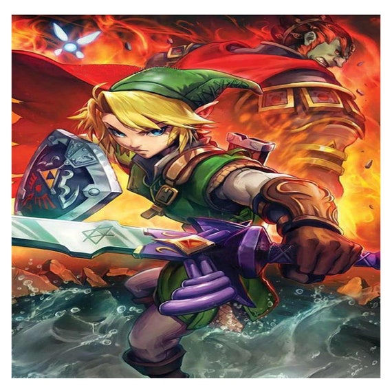 The Legend of Zelda Diamond Painting Kit Wall Decoration Etsy