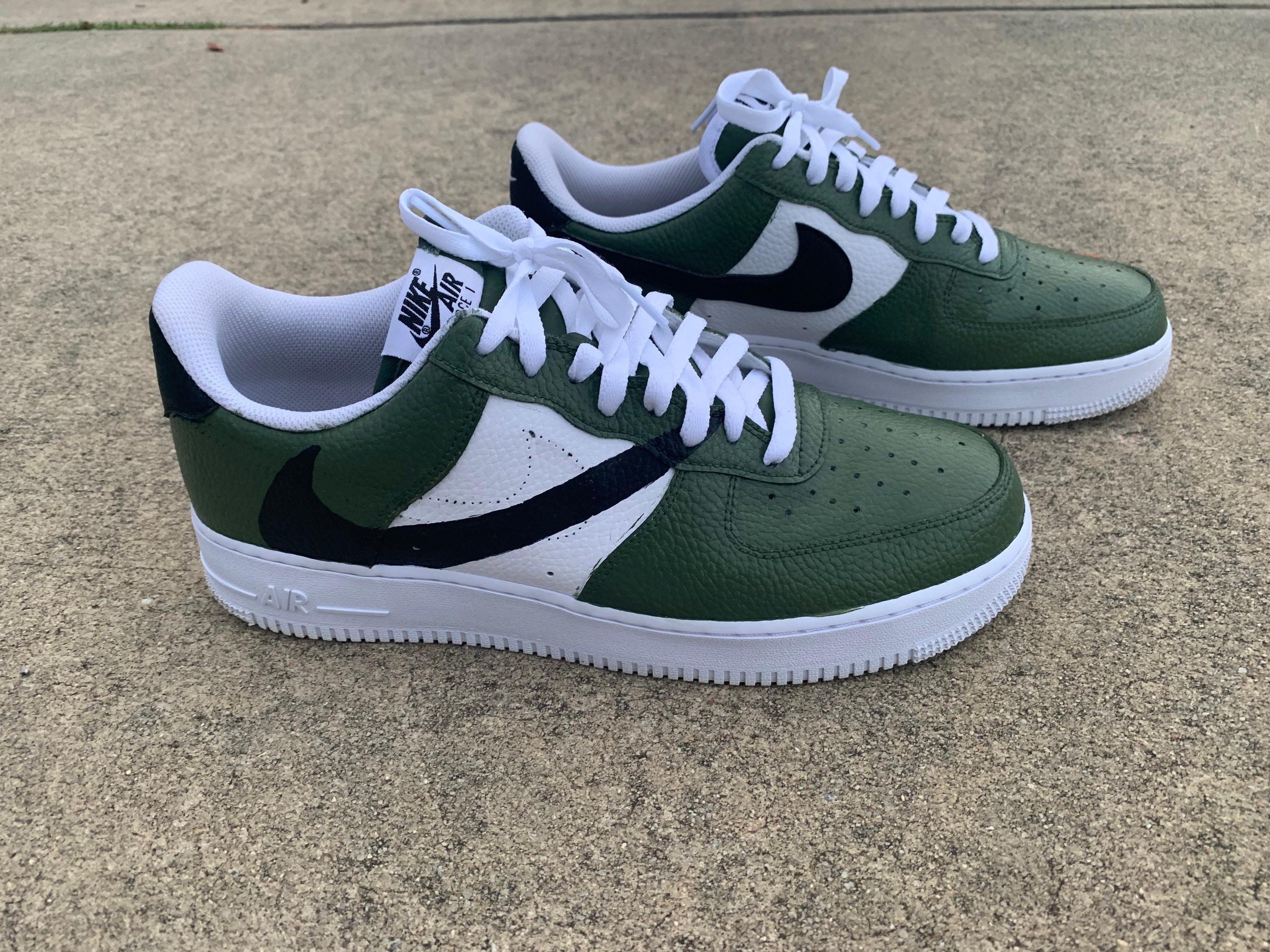olive green af1s