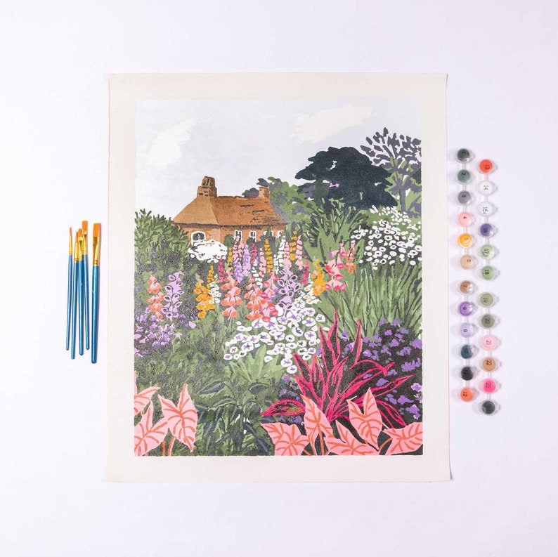 Lush Garden by Sarah Gesek Paint by Numbers Deluxe