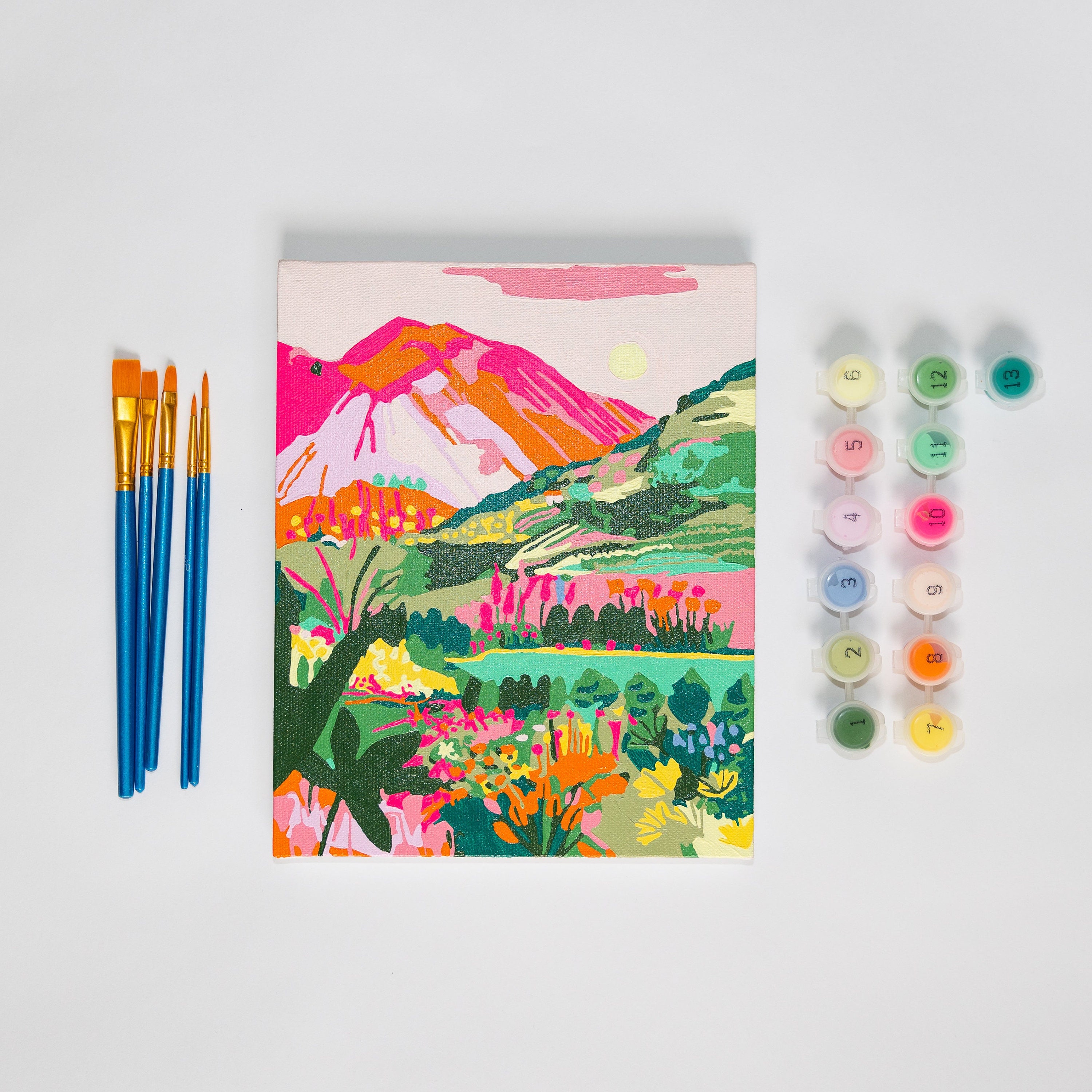 Colorful Mountains Series  Paint by Numbers Kit – ArtVibe Paint by Numbers