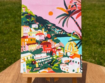 Amalfi by Hebe Studio Mini 8x10 Paint by Numbers Kit Wall Art DIY Kids and Adults