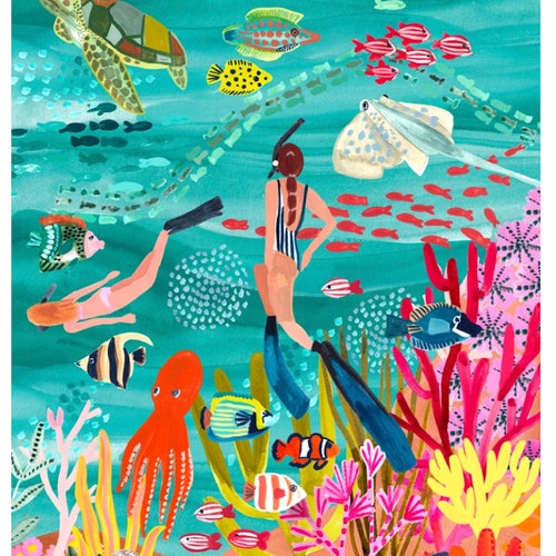 Bright Desert by Sarah Gesek Paint Anywhere Kit Adult Paint by Etsy