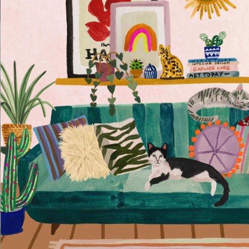 Bright Desert by Sarah Gesek Paint Anywhere Kit Adult Paint by Etsy