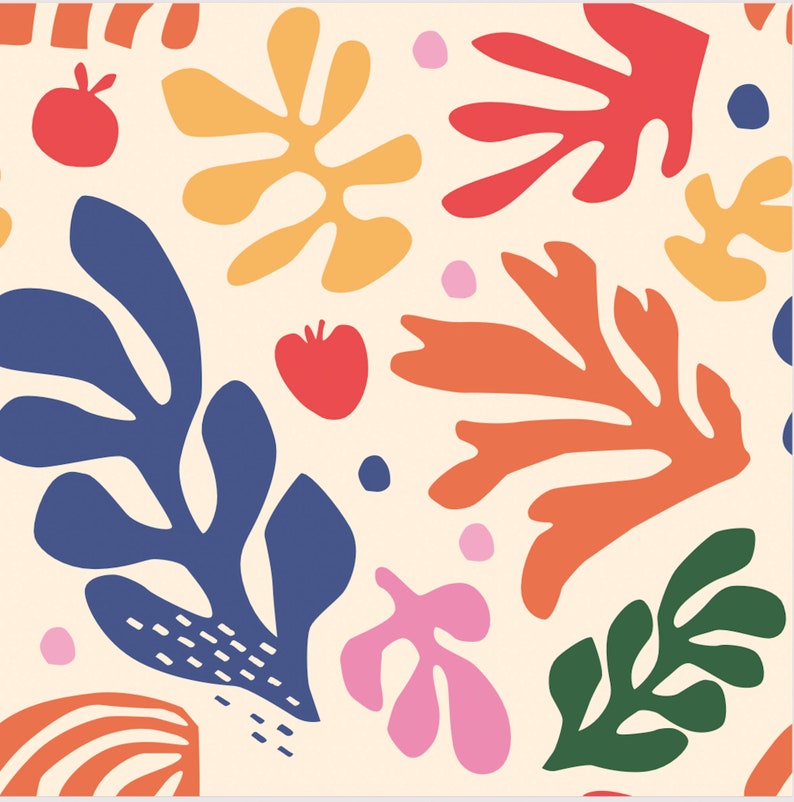 Matisse Inspired Tropical Mini Painting