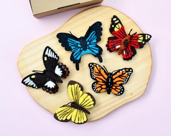 Schmetterlinge Fingerpuppen-Set | Australische Schmetterlinge | Monarch, Ulysses-Schmetterling, Zitronenmigrant, australischer Admiral, schmuddeliger Schwalbenschwanz