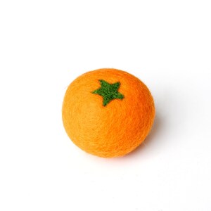 Vilt oranje | Vilten, groenten en fruit voor fantasiespel