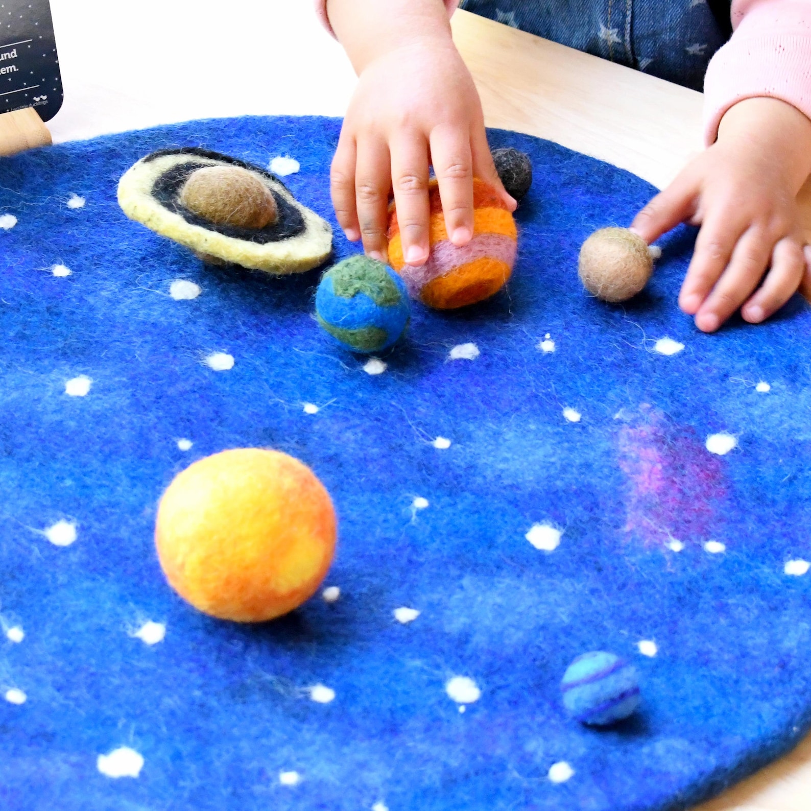 Solar System Outer Space Play Mat With Felt Planets, STEM Toy - Etsy