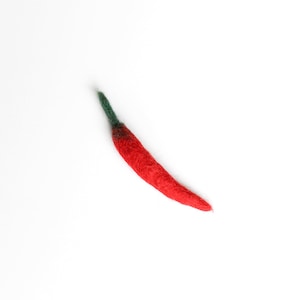 Felt Hot Chilli | Chilli Fruits and Vegetables for Pretend Play | Felt Play Food