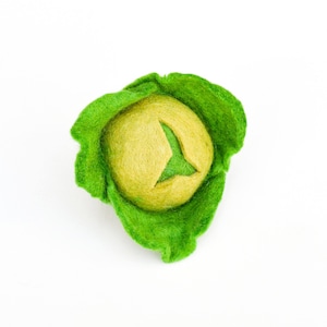 Felt Lettuce | Felt Vegetables for Pretend Play | Felt Play Food