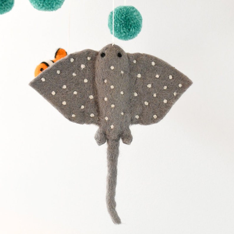 Coral Reef Ocean and Sea Baby Cot crib Mobile / Coral Reef Etsy