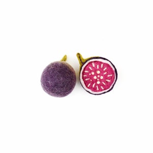 Felt Figs | Felt Fruits for Pretend Play | Felt Figs made from Wool Felt